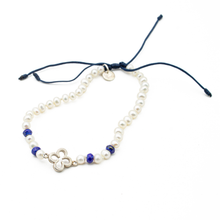 Cargar imagen en el visor de la galería, Pulsera Trébol Perla plata 950