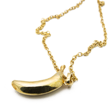 Cargar imagen en el visor de la galería, Cadena Dije Plátano plata 950