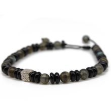 Cargar imagen en el visor de la galería, Pulsera Labradorita plata 950
