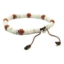 Cargar imagen en el visor de la galería, Pulsera Jasper, Luna plata 950