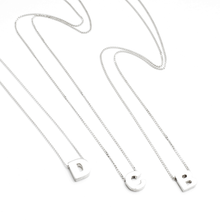 Cargar imagen en el visor de la galería, Cadena inicial letra plata 950 - Joyeria Cristina Fernandez