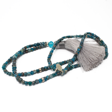 Cargar imagen en el visor de la galería, Collar Largo Hepatita plata 950