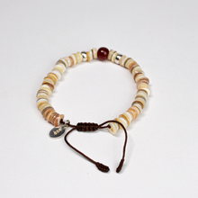 Cargar imagen en el visor de la galería, Pulsera Concha Cornalina plata 950