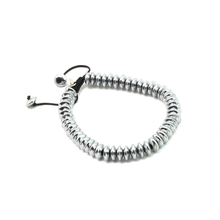 Cargar imagen en el visor de la galería, Pulsera Hematita Plateada