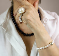 Pulsera Perlas Pupsepe plata 950