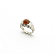 Anillo Micheline Ambar plata 950
