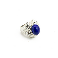 Anillo Fina 2 Lapislázuli plata 950