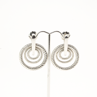 Arete 3 Aros Soga plata 950