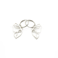 Arete Mariposa plata 950