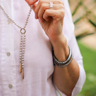 Pulsera Hematita Oxford Serpiente