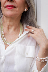 Collar Prehinte 2 piezas plata 950