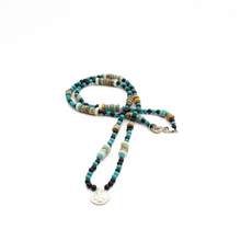 Cargar imagen en el visor de la galería, Collar Turquesa Janus plata 950
