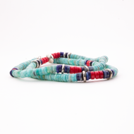 Collar Amazonita Azul plata 950