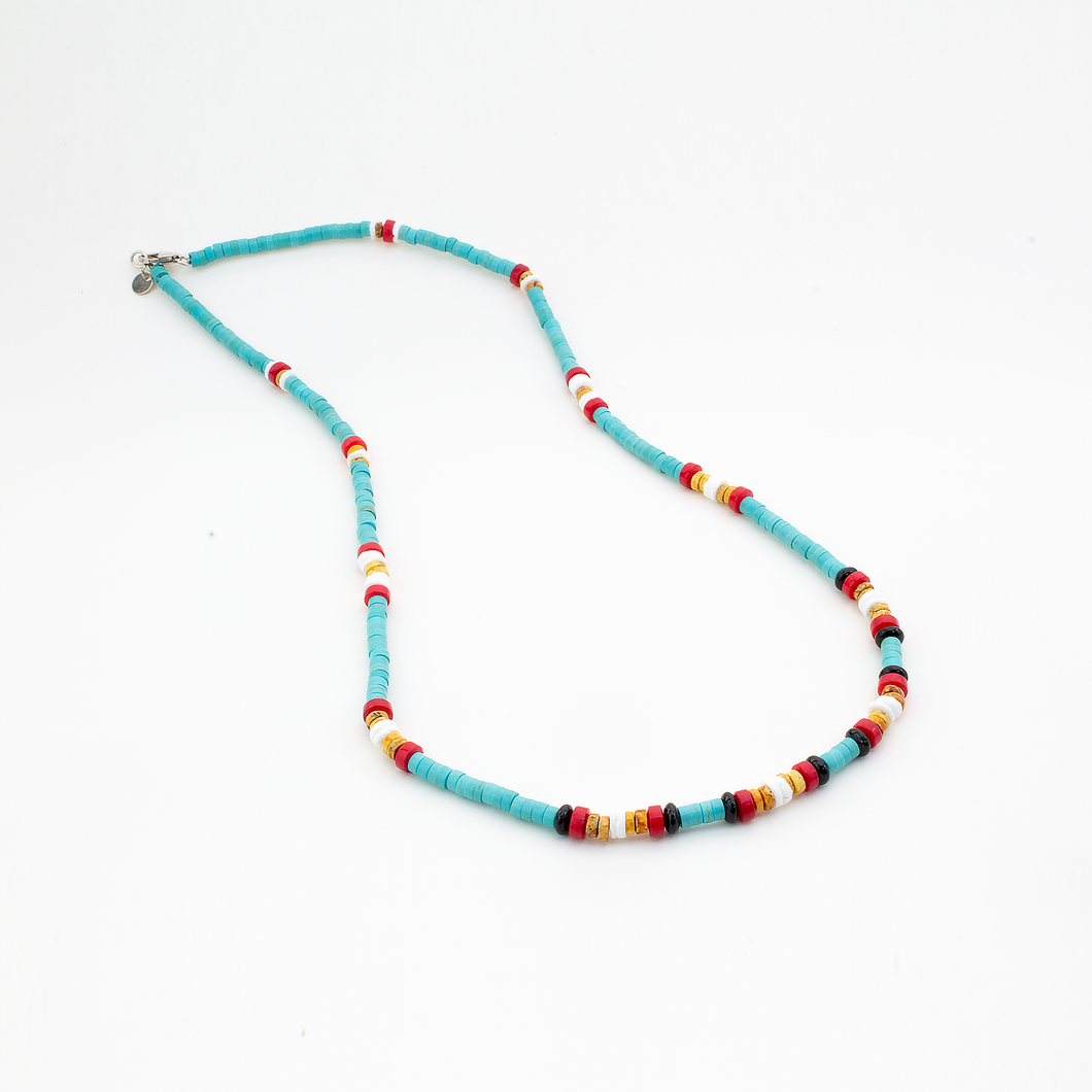 Collar Turquesa plata 950