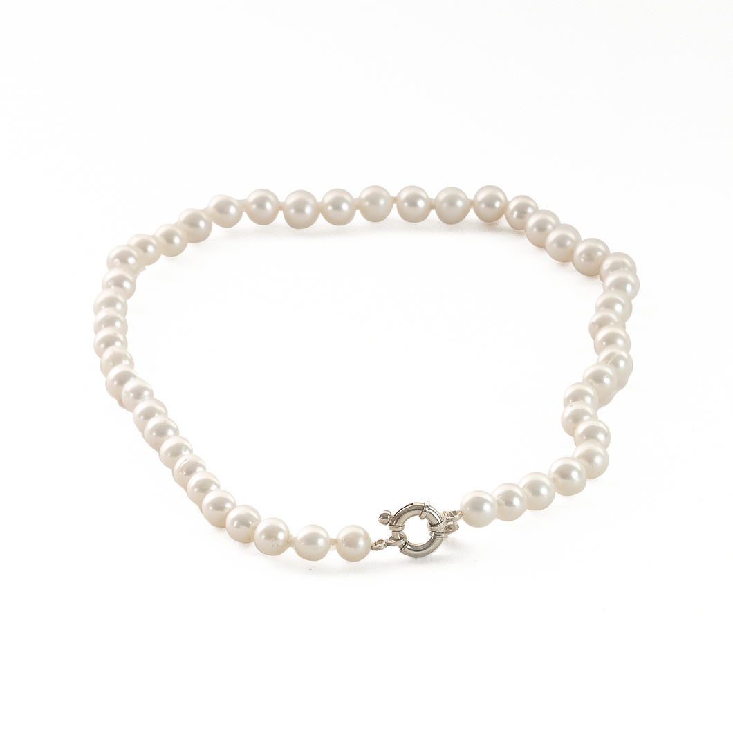 Collar Perla plata 950