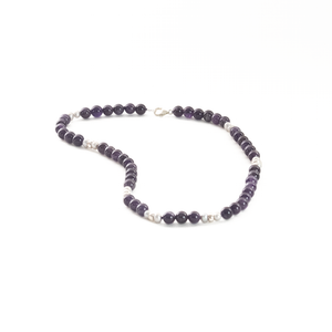 Collar Amatista  plata 950