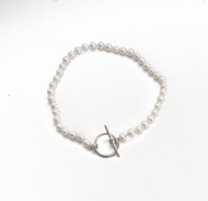 Collar Perla Broche SS, plata 950
