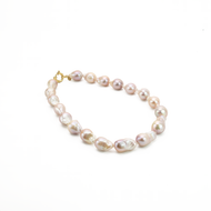 Collar Perla Barroca Rosa plata 950