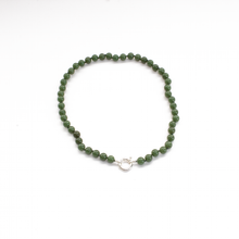 Cargar imagen en el visor de la galería, Collar Ágata Liso plata 950
