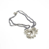Collar Dragón Iolita plata 950