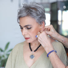 Cargar imagen en el visor de la galería, Pulsera Lapislázuli, plata 950
