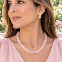 Cargar imagen en el visor de la galería, Collar Cuarzo Rosa plata 950

