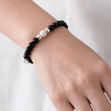 Cargar imagen en el visor de la galería, Pulsera Ónix plata 950
