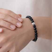 Cargar imagen en el visor de la galería, Pulsera Ónix plata 950
