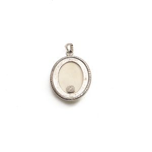 Dije Virgen Candelaria Hueso, plata 950
