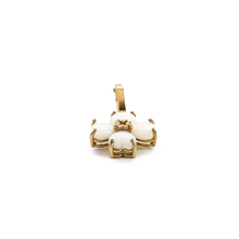 Cargar imagen en el visor de la galería, Dije Trébol Ópalo, oro 14k
