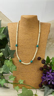 Collar Hueso Turquesa plata 950