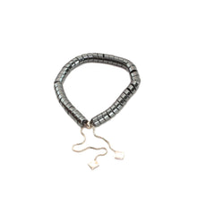 Cargar imagen en el visor de la galería, Pulsera Hematita Oxford Serpiente Cadena, plata 950
