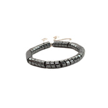 Cargar imagen en el visor de la galería, Pulsera Hematita Oxford Serpiente Cadena, plata 950

