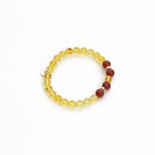 Cargar imagen en el visor de la galería, Pulsera Ambar y Cornalina pata 950
