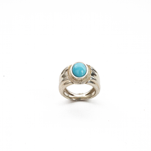 Cargar imagen en el visor de la galería, Anillo Intaglio Turquesa, plata 950
