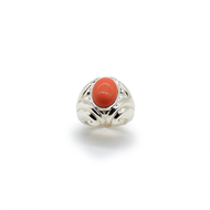 Anillo Fina 2  salmon plata 950