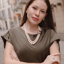 Cargar imagen en el visor de la galería, Collar Erizo de Mar Coral Rosa, plata 950
