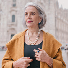 Cargar imagen en el visor de la galería, Collar Erizo de Mar Coral Rosa, plata 950
