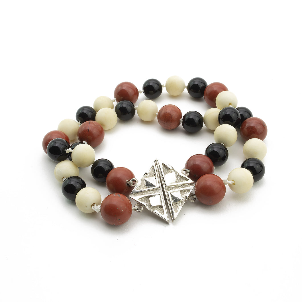 Pulsera Broche Logo plata 950