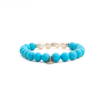 Cargar imagen en el visor de la galería, Pulsera Turquesa, plata 950

