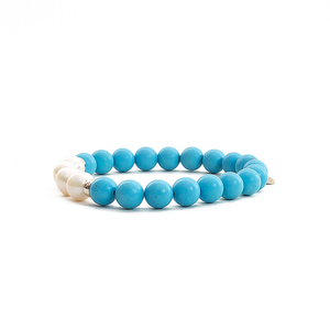 Pulsera Turquesa, plata 950