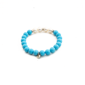 Pulsera Turquesa, plata 950
