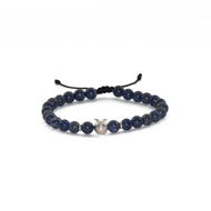 Pulsera Buho Lapislázuli plata 950