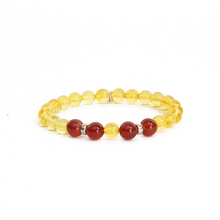 Cargar imagen en el visor de la galería, Pulsera Ambar y Cornalina pata 950

