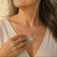 Dije Destello de Sol, plata 950