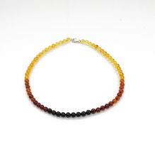 Cargar imagen en el visor de la galería, Collar Ambar degradado, plata 950
