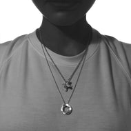 Collar matatena cadena plata 950 - Joyeria Cristina Fernandez