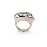Anillo Logo semilla plata 950
