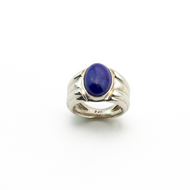 Anillo Intaglìo2 Lapislázuli Cabujòn plata 950