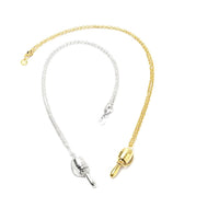 Collar balero cadena plata 950 - Joyeria Cristina Fernandez
